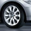 BMW Alufelge Sternspeiche 159 silber 8Jx17 ET34 3er E90/E91/E92/E93 Vorderachse / Hinterachse