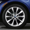 BMW Alufelge Sternspeiche 340 silber 8Jx17 ET34 3er E90/E91/E92/E93 Vorderachse
