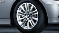 BMW Alufelge Sternspeiche 283 silber 7Jx16 ET343er E90/E91 Vorderachse/Hinterachse