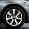 BMW Alufelge Sternspeiche 330 silber 9Jx18 ET445er F10 6er F06/F12/F13