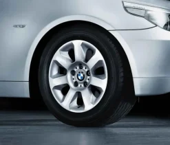 BMW Alufelge Sternspeiche 115 silber 7Jx16 ET20 5er E60/E61 Vorderachse / Hinterachse