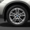 BMW Alufelge Sternspeiche 368 silber 8Jx18 ET43 X3 F25 X4 F26 Vorderachse/Hinterachse