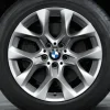 BMW Alufelge Sternspeiche 334 silber 9Jx19 ET48 X5 E70 Vorderachse / Hinterachse