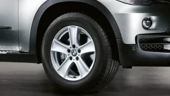 BMW Alufelge Sternspeiche 209 silber 8,5Jx18 ET46 X5 E70 Vorderachse / Hinterachse