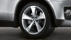 BMW Alufelge Sternspeiche 259 silber 11Jx20 ET37 X6 E71/E72 Hinterachse