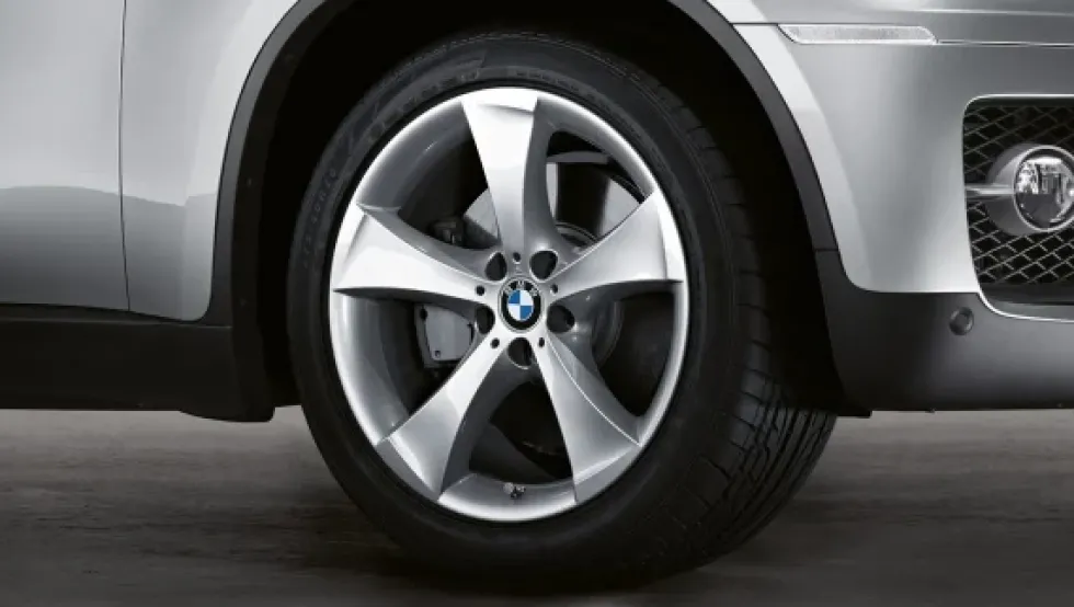 BMW Alufelge Sternspeiche 259 silber 11Jx20 ET37 X6 E71/E72 Hinterachse