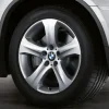 BMW Alufelge Sternspeiche 258 silber 10Jx19 ET21 X6 E71/E72 Hinterachse