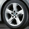 BMW Alufelge Sternspeiche 142 silber 7Jx17 ET47 1er E81/E82/E87/E88 Vorderachse / Hinterachse