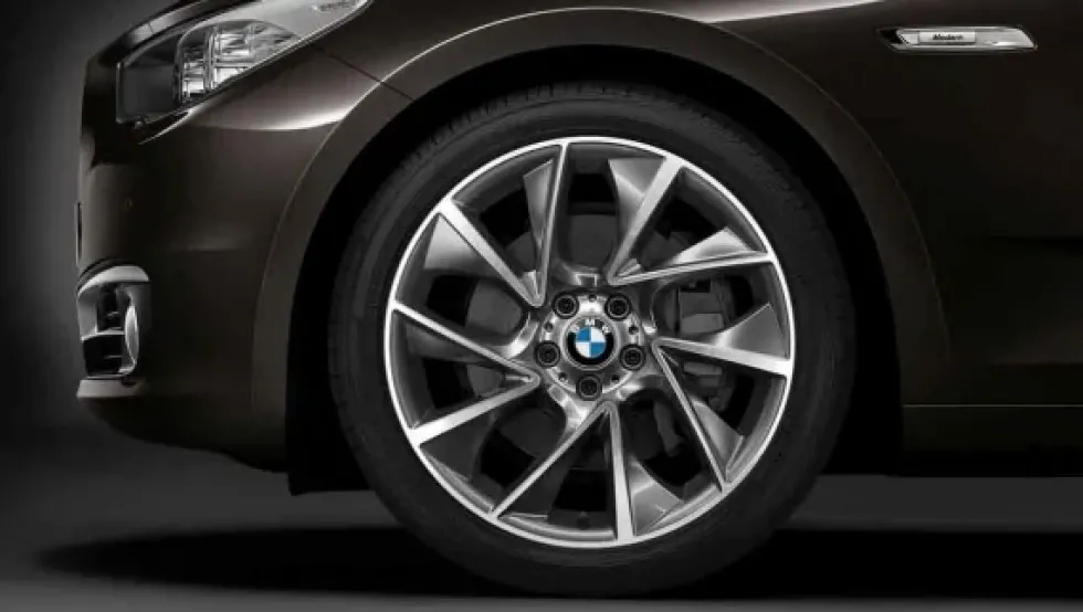 BMW Alufelge Turbinenstyling 457 silber/glanzgedreht 10Jx20 ET41 5er F07 GT 7er F01/F02/F04