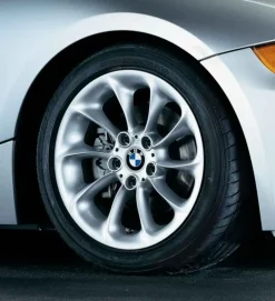 BMW Alufelge Turbinenstyling 106 8Jx17 ET47 Silber Z4 E85 Vorderachse / Hinterachse