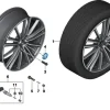 BMW Alufelge Vielspeiche 516 bicolor 7,5Jx20 ET40 i8