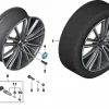 BMW Alufelge Vielspeiche 516 bicolor 8,5Jx20 ET50 i8
