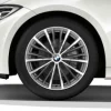 BMW Alufelge Vielspeiche 781 ferricgrey/glanzgedreht 7,5Jx18 ET25 3er G20/G21/G28 4er G22
