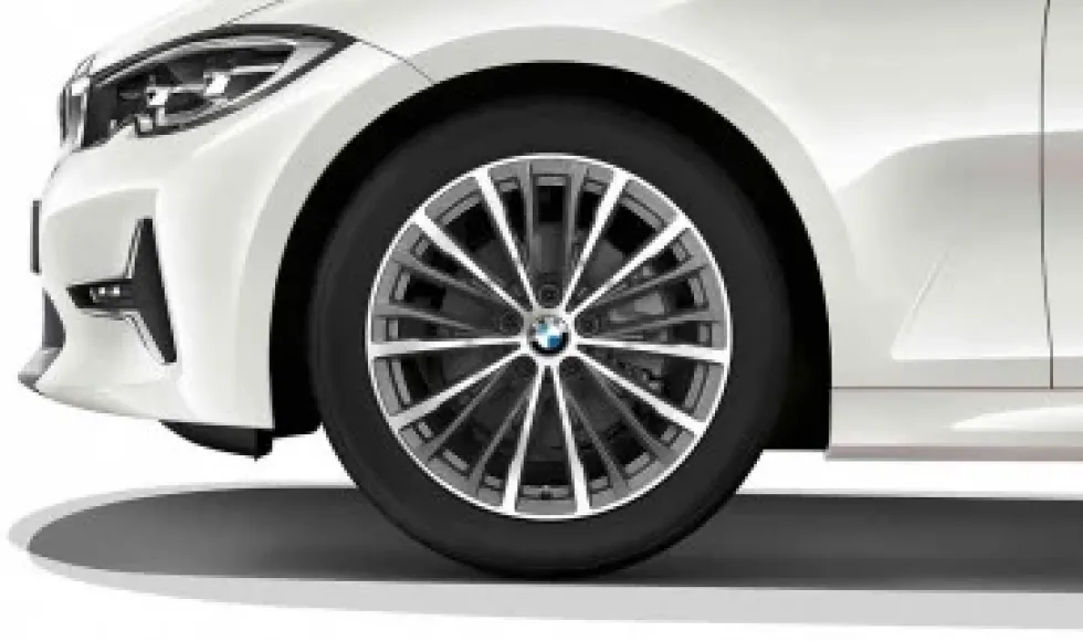 BMW Alufelge Vielspeiche 781 ferricgrey/glanzgedreht 8,5Jx18 ET40 3er G20/G21/G28 4er G22