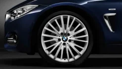 BMW Alufelge Vielspeiche 399 silber/glanzgedreht 8Jx19 ET36 3er F30/F31 4er F32/F33/F36