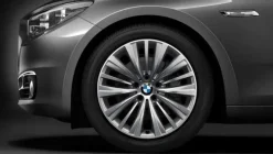 BMW Alufelge Vielspeiche 458 silber/glanzgedreht 9,5Jx19 ET39 5er F07 GT 7er F01/F02/F04