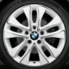 BMW Alufelge V-Speiche 412 alpinweiss/glanzgedreht 7,5Jx17 ET43 1er F20/F21 2er F22/F23