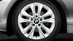 BMW Alufelge V-Speiche 412 alpinweiss/glanzgedreht 7,5Jx17 ET43 1er F20/F21 2er F22/F23