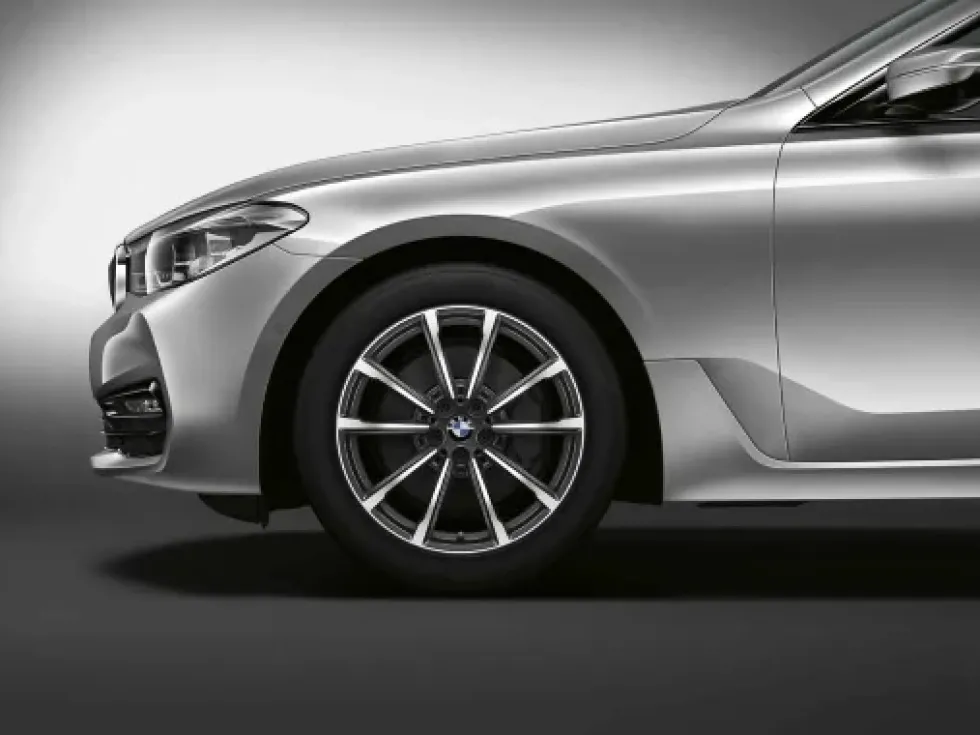BMW Alufelge V-Speiche 685 bicolor (orbitgrey / glanzgedreht) 19 Zoll