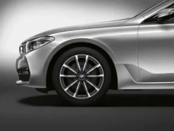 BMW Alufelge V-Speiche 685 bicolor (orbitgrey / glanzgedreht) 19 Zoll Hinterachse