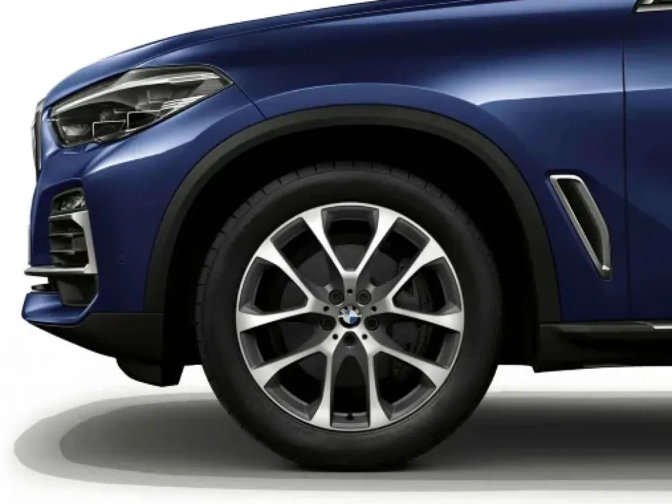 BMW Alufelge V-Speiche 738 ferricgrey/glanzgedreht 10,5Jx20 ET40 X5 G05 X6 G06