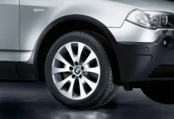 BMW Alufelge V-Speiche 206 9Jx18 ET51 Silber X3 E83 Hinterachse