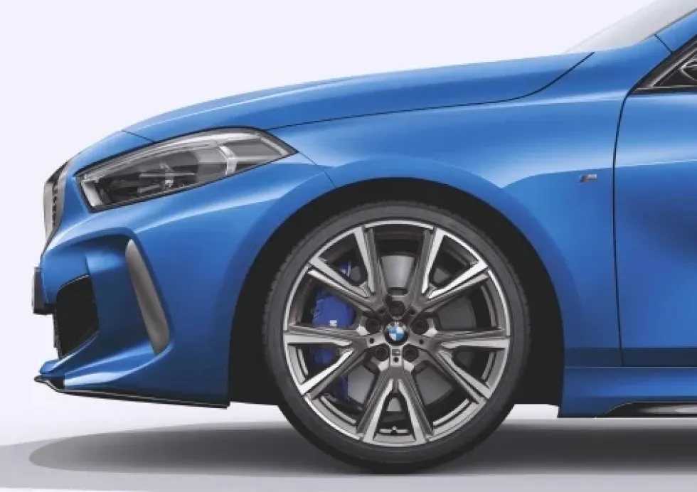 BMW Alufelge V-Speiche 557M ceriumgrey/glanzgedreht 8Jx19 ET54 1er F40 2er F44 Vorderachse/Hinterachse