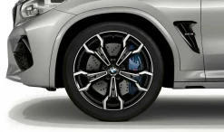 BMW Alufelge V-Speiche 765M jet black uni/glanzgedreht 9,5Jx21 ET31 X3 M F97 X4 M F98