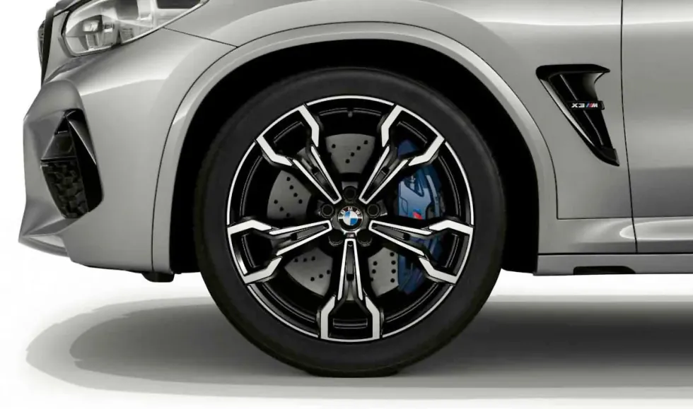 BMW Alufelge V-Speiche 765M jet black uni/glanzgedreht 10Jx21 ET39 3X M F97 4X M F98