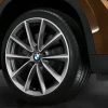BMW Alufelge V-Speiche 324 silber/glanzgedreht 8Jx19 ET30 X1 E84