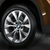 BMW Alufelge V-Speiche 318 silber 7,5Jx17 ET34 X1 E84