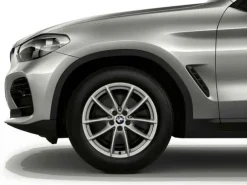 BMW Alufelge V-Speiche 618 silber 7J x 18 ET 22 Vorderachse / Hinterachse