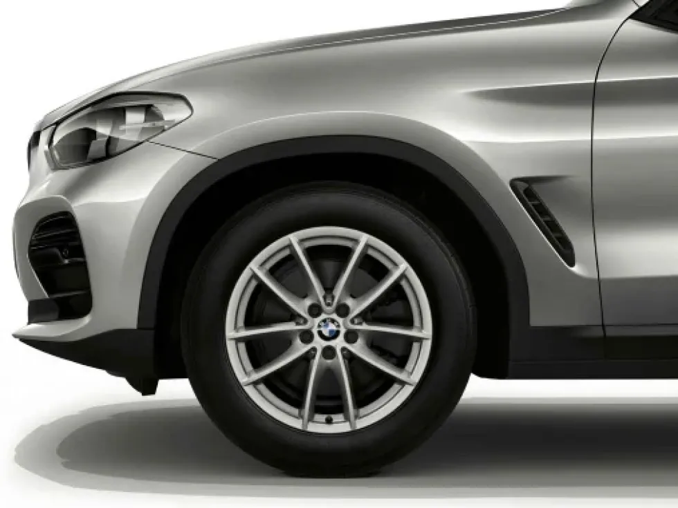 BMW Alufelge V-Speiche 618 silber 7J x 18 ET 22 Vorderachse / Hinterachse