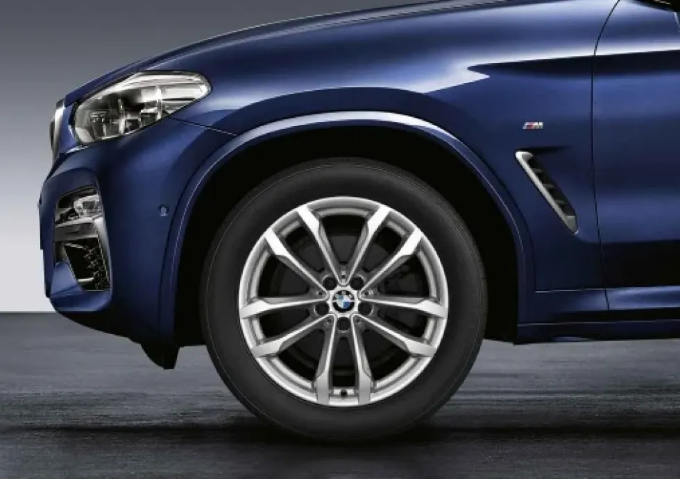 BMW Alufelge V-Speiche 691 silber 7,5J x 19 ET 32 Vorderachse / Hinterachse