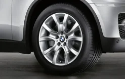 BMW Alufelge V-Speiche 257 silber 9Jx19 ET48 X6 E71/E72 Vorderachse