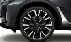BMW Alufelge Y-Speiche 756 bicolor (orbitgrey/hochglanzpoliert) 10,5Jx22 ET 43 Hinterachse X7 G07