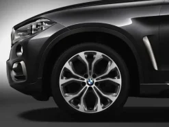 BMW Alufelge Y-Speiche 451 ferricgrey/glanzgedreht 10Jx20 ET40 X5 F15 X6 F16