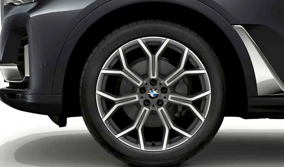 BMW Alufelge Y-Speiche 753 ferricgrey/glanzgedreht 9,5Jx21 ET36 X7 G07