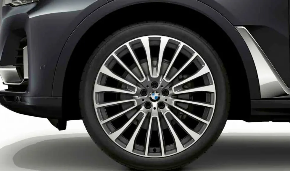 BMW Alufelge Y-Speiche 757 ferricgrey/glanzgedreht 9,5Jx22 ET32 X7 G07