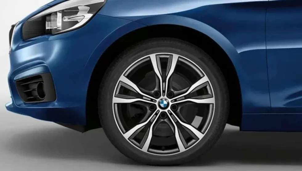BMW Alufelge Y-Speiche 484 ferricgrey 8Jx18 ET57 2er F45/F46 Vorderachse/Hinterachse