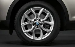 BMW Alufelge Y-Speiche 308 8J x 18 ET 43 Silber Vorderachse / Hinterachse
