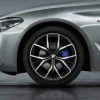 BMW Alufelge Y-Speiche 845M jet black uni/glanzgedreht 9Jx19 ET44 5er G30/G31/G38