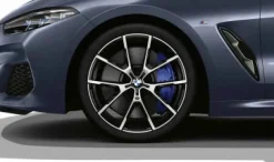 BMW Alufelge Y-Speiche 728M jet black uni/glanzgedreht 8Jx20 ET26 8er G14/G15/G16