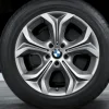 BMW Alufelge Y-Speiche 335 silber 10Jx19 ET53 X5 E70 Hinterachse