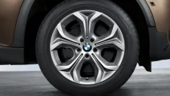 BMW Alufelge Y-Speiche 335 silber 10Jx19 ET53 X5 E70 Hinterachse