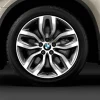 BMW Alufelge Y-Speiche 337 silber 10Jx20 ET40 X5 E70 X6 E71 Vorderachse