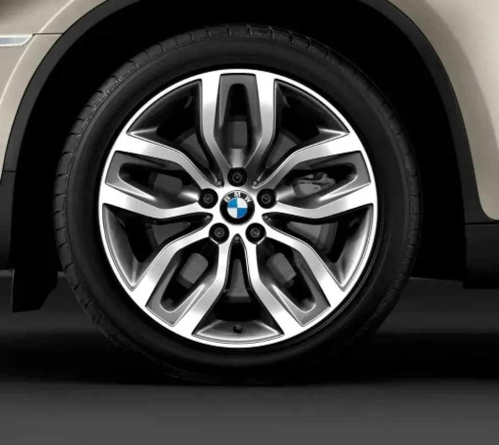 BMW Alufelge Y-Speiche 337 silber 11Jx20 ET37 X5 E70 Hinterachse