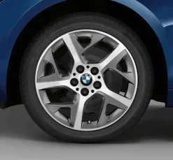 BMW Alufelge Y-Speiche 480 silber/glanzgedreht 7,5Jx17 ET54 2er F45/F46