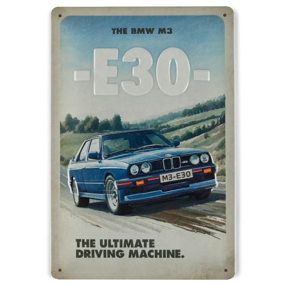 BMW Blechschild E30