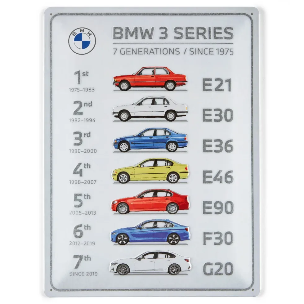 BMW Blechschild 3er Serie